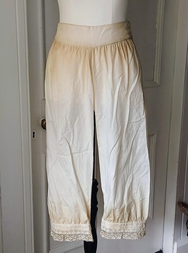 Cotton bloomers with - with, antique