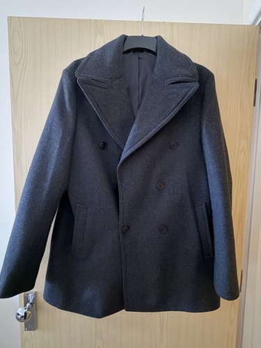 Moss peacoat charcoal - peacoat, large