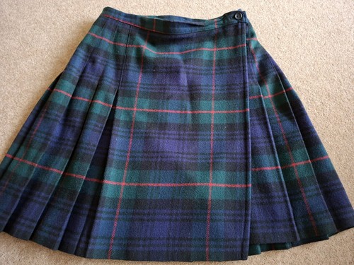 Vintage wrap around kilt skirt - vintage,