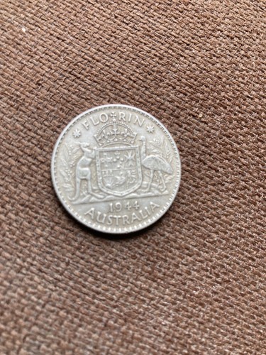 1944 australia florin silver - australia,