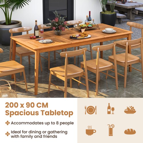 Person patio acacia - 8-person,