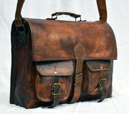 Leather bag laptop vintage - bag,