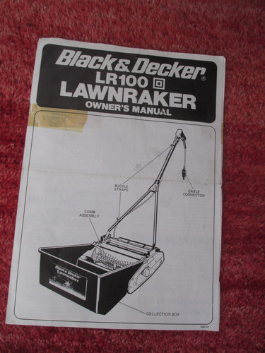 Vintage instructions black - vintage,