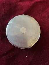 Solid Silver 1930s Compact - Chester Silver Hallmarks