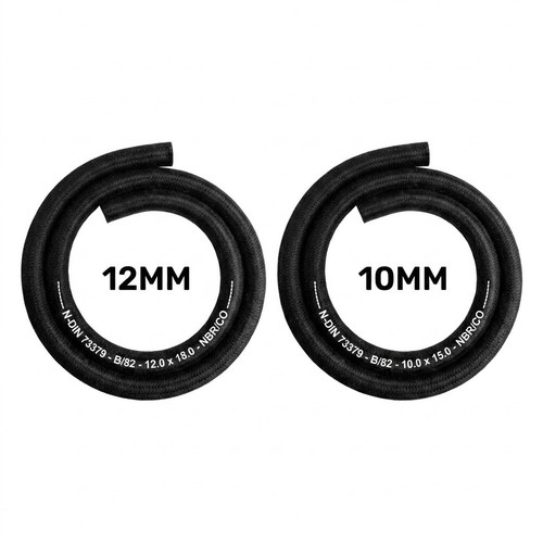 Rubber fuel hose din73379 10mm - hose,
