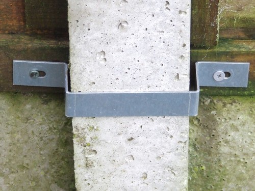 Fence panel anti theft bracket - fence,