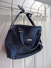 Natalie Anderson Black Medium Sized Handbag, Shoulder Strap, Double Handles, Zip