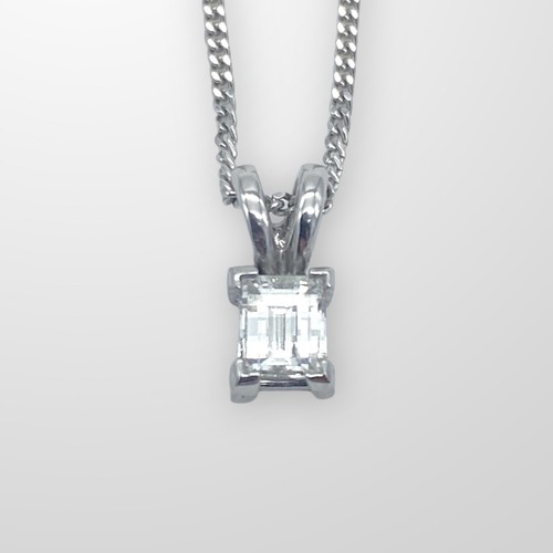 Platinum necklace diamond 950 - necklace,