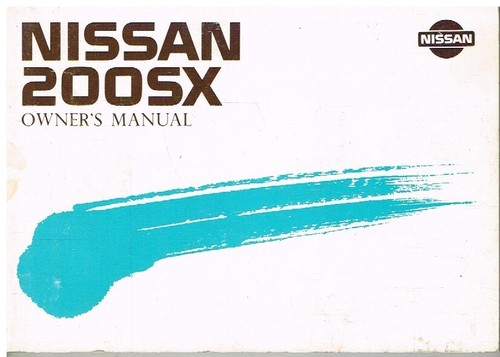 Nissan 200sx - nissan, series)
