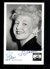 Sari Barabas Autograph Card