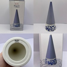 Spode Blue Italian Tree 8 inch Ornament Topiary New in Box Christmas Decoration