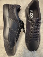 boss flat sneakers  size uk 9