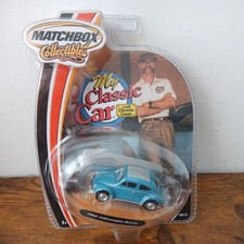 Matchbox Collectibles My Classic Car Dennis Gage (2003) Blue 1962 Vw Beetle.
