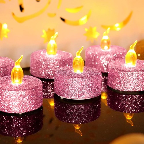 Yiyfit pink glittering - pink, led