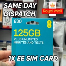 1x EE PAYG £30 SIM Card – NOT Topped Up – New Pack – Fast UK Post