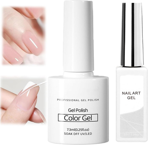 French manicure kit - manicure, jelly