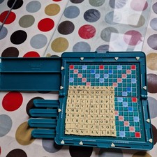 Pocket Travel Scrabble Magnetic Mattel Hard Case vintage from 2000 (no bag)