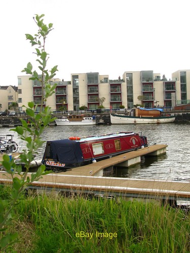 Photo 6x4 narrowboat and - narrowboat,