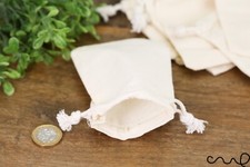6 x Small Natural Cotton Draw