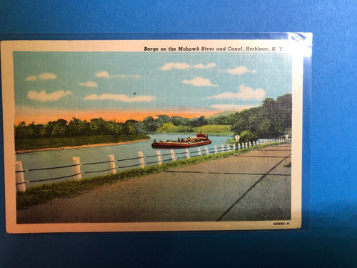 Herkimer new york barge on - herkimer,