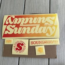 SUNDAY SOUNDWAVE FRAME STICKER