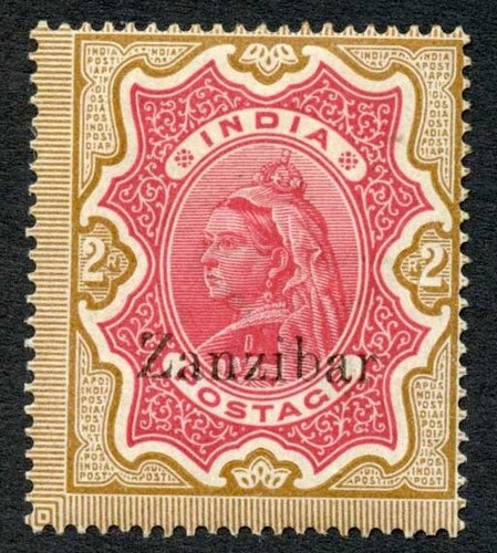 Zanzibar sg19 carmine and - zanzibar,