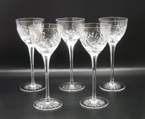 Antique crystal hock - antique, wine