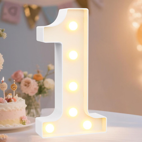 Decorative led light number - decorative,