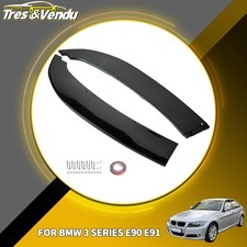 Gloss Black Front Bumper Lip Splitter Spoiler For BMW 3 Series E46 E90 E92 09-12