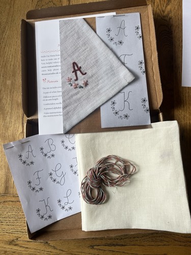 Rosita napkin embroidery kit - rosita,