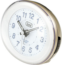 Trevi SL3052 - Compact Bedside Quartz Alarm Clock with LED Backlight - Silent Op