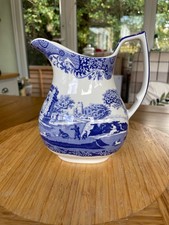 spode blue italian milk jug 850 ml.