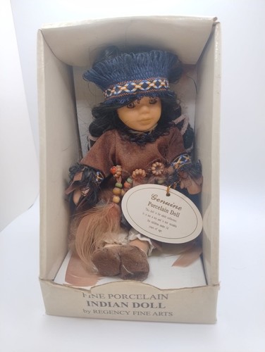 Fine porcelain indian doll - fine,