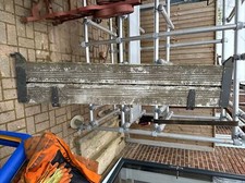 Silver Tipper Tailgate Complete Fiat Ducato. 201cm