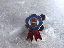 DISNEY STORE UK CAST MEMBER AWARD PIN SHOW TIME RIBBON