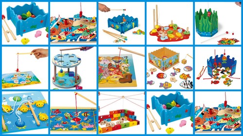 Fishing game magnetic rods - magnetic,