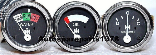 Farmall gauge set amp - gauge, oil