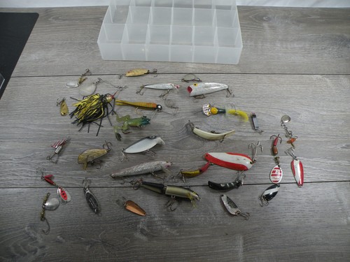Vintage fishing lure lot mixed - vintage,