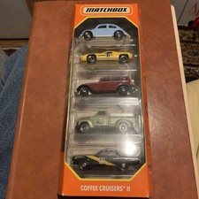 Matchbox 5 Pack. Coffee Cruisers II.   Collectable Model Cars. New.