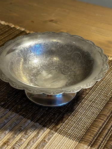 Antique etched silver - etched,