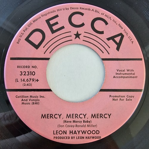 Leon haywood mercy - haywood,