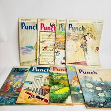 Punch Lot of 9 Vintage