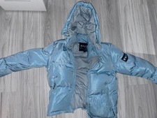 NVLTY Paint Puffer Jacket Blue