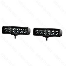 Pair of Hella 6.2" Black Magic Mini Spot Light bar 2880lm Stealth Look Off Road
