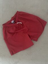 Vintage Nylon silky shiny vintage football / Gym / Workout Shorts 36/38W Glanz