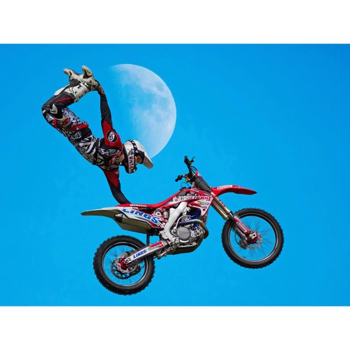 Motocross bike stunt - motocross, large