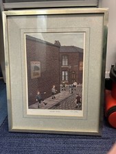 Framed Tom Dodson Signed Print - Cricket Match 