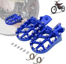 Dirt Bike Footpegs,Motorcycle Wide Foot Pegs Foot Pedals Rests CNC Aluminum Allo
