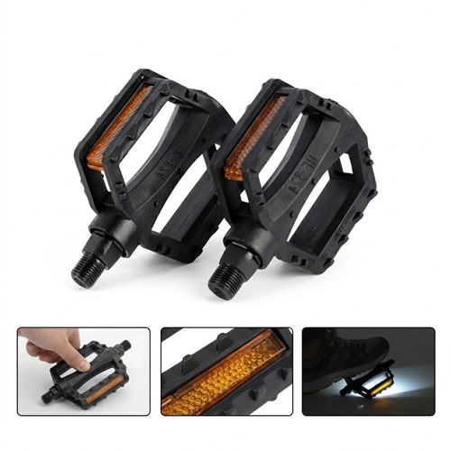 Mtb flat bike pedals - flat, 9/16"
