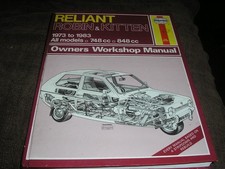 RELIANT ROBIN 750 850 SAL VAN